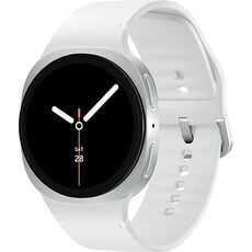 Galaxy Watch8 | 40 мм | Silver | Sport/White | M/L, Размер ремешка : M/L, Тип ремешка : Sport, Размер корпуса : 40 мм, Подключение часов : Bluetooth / Wi-Fi, Цвет ремешка: White, Цвет: Silver